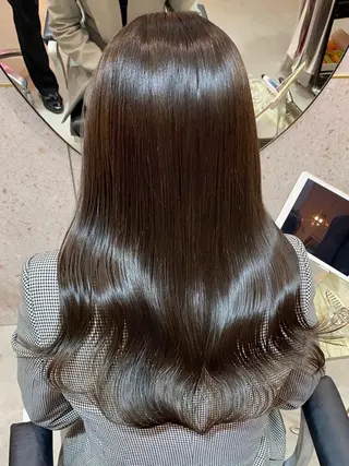 カラー 🩶 HARUKA/ 韓国美髪ヘア🩶のヘアスタイル