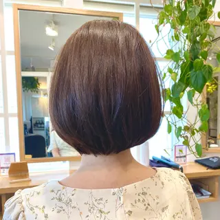 ショート カラー パーマ ヘアアレンジ ツヤ髪 ／髪質改善 松岡将太郎のヘアスタイル