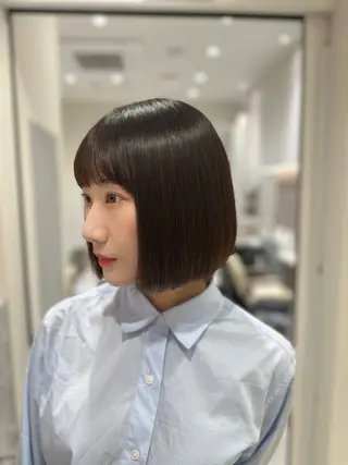ショート 韓国レイヤー✨ yasuko銀座のヘアスタイル