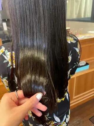 ロング ヘアアレンジ 抜け感perm🌐 ｜kazaneのヘアスタイル