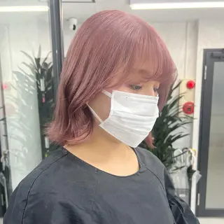 ミディアム カラー シールエクステ特化 ハイトーン、NANAのヘアスタイル