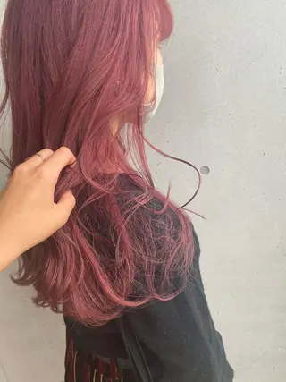 ロング カラー ma naのヘアスタイル