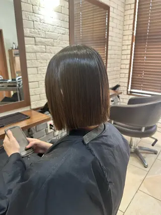 ルシクラージュ武蔵小杉店所属・武蔵小杉【美髪縮 毛矯正】丸山智久のヘアスタイル