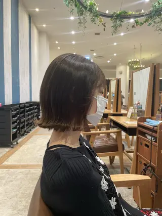 ミディアム カラー 似合わせ♡レイヤー/ 暖色艶カラー/moeのヘアスタイル