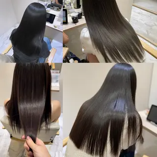 ロング Zina熊本/山下 開世/縮毛矯正のヘアスタイル