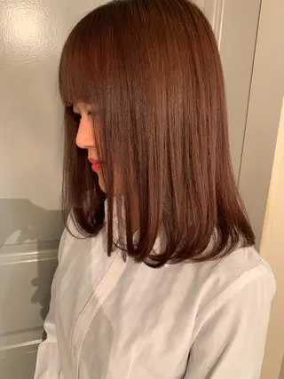 ミディアム カラー 古賀 侑磨のヘアスタイル