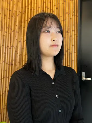 ミディアム 木下 寧々のヘアスタイル