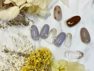 ネイル ネイルPetit Ribbonのネイルデザイン