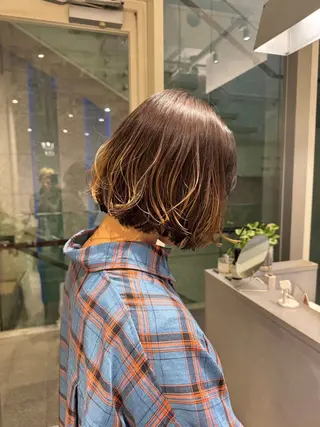 ミディアム ryona🎀 /ボブ/ブロンドのヘアスタイル