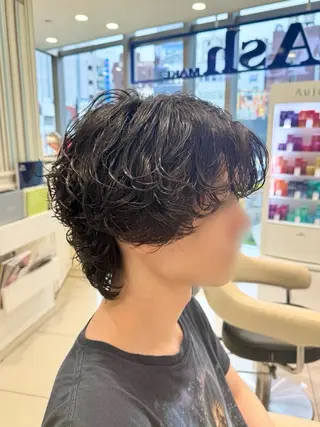 パーマ メンズ 【𝐀𝐬𝐡-池袋 】ひな 🎀💭のヘアスタイル