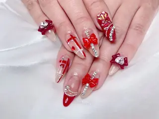 ネイル M🌷nail 長さだし専門店のネイルデザイン