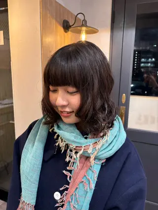 ショート 🧵個性派/横浜パー マ/暖色/ミミのヘアスタイル