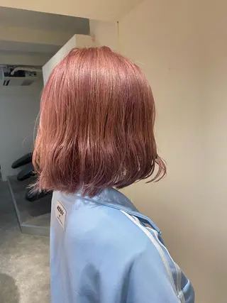 ミディアム カラー ヘアアレンジ ボブ /ニュアンス/ satomi🧸💖のヘアスタイル