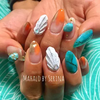 ロング ネイル SUNNY BAE. SERINAのネイルデザイン