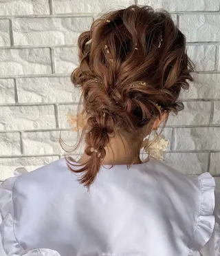 ミディアム ヘアアレンジ Arrows(アローズ)所属・個性的🩰⭐︎盛岡 🧿タテイシアイカのヘアスタイル