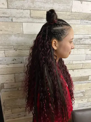 ロング B-W ⭐️REIKOのヘアスタイル