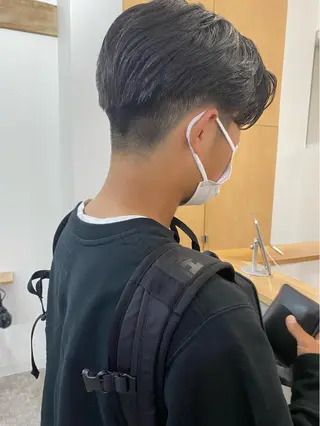 ショート メンズ 森貴裕/ベージュ/ パーマ/オリーブのヘアスタイル