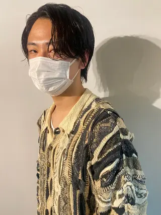 ミディアム パーマ メンズ 🔹YUTA🔹 メンズパーマのヘアスタイル