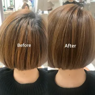 ショート カラー 樋笠 知佳のヘアスタイル