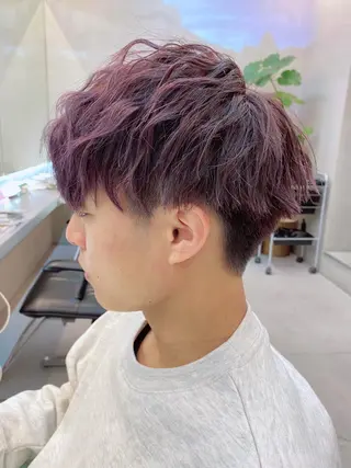 ショート カラー メンズ 岡野 静華のヘアスタイル