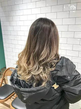 ロング カラー 原山 直人のヘアスタイル