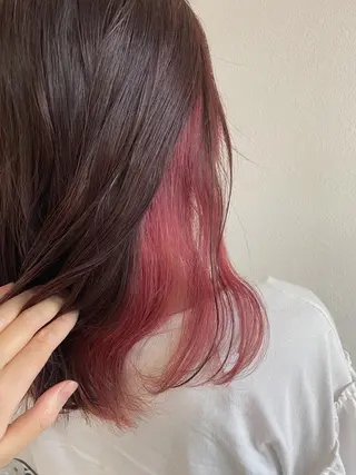 カラー アクイールグラッセ 滝村鈴夏のヘアスタイル