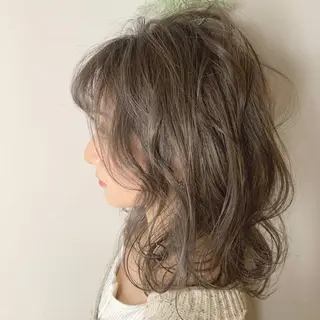 セミロング 韓国風レイヤーカット 🇰🇷❕モカのヘアスタイル