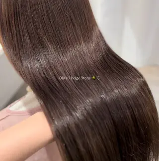 カラー Yuui🩰アレンジ /髪質改善カラーのヘアスタイル