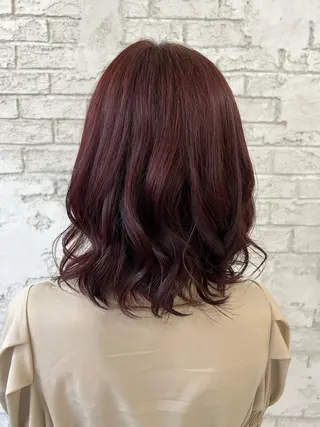 ミディアム カラー エクステ＆艶カラー 🎀YURINA🎀のヘアスタイル