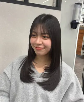 ロング ヘアアレンジ カラーモデル募集🌝 Kudo Ryokoのヘアスタイル