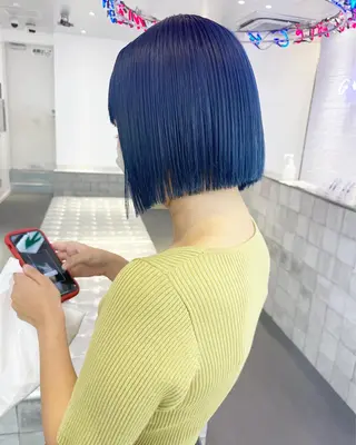 ショート カラー 透明感カラー× レイヤーカット✨高梨のヘアスタイル