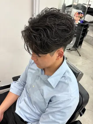 パーマ メンズ 土岐 仁/メンズ専門 パーマ特化美容師🌀のヘアスタイル
