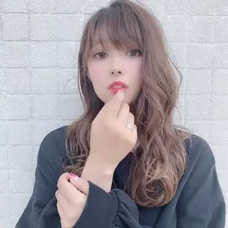 ロング SAKURA 原宿所属・なかの たくみのヘアスタイル