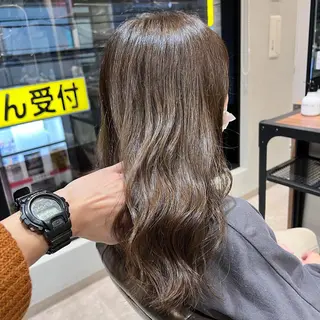 セミロング カラー 💎エクステ専門店 BIZE梅田🇰🇷のヘアスタイル