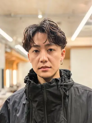 カラー パーマ メンズ 【メンズ縮毛矯正】 FILMS  軍司のヘアスタイル