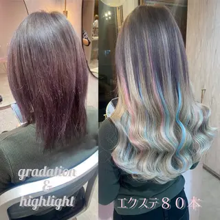 ロング 新宿/韓国ヘア 中明度カラー/かやのヘアスタイル