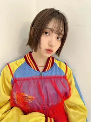 ミディアム カラー トレンドヘア🌿 chinariのヘアスタイル