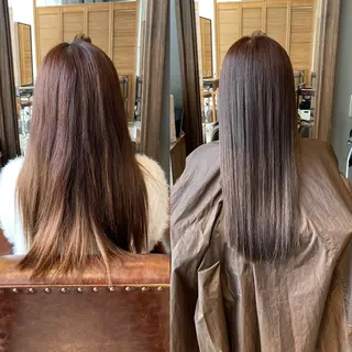 ロング 六本木縮毛矯正/髪質 改善/LOANA鈴木のヘアスタイル