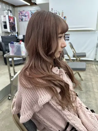 セミロング カラー あらげ 🌈推しカラー🌈ᵕのヘアスタイル