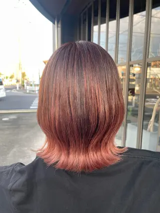 ミディアム OGAWA NOAのヘアスタイル