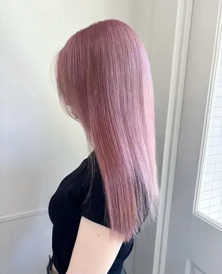 セミロング カラー 𝗺𝗶𝗸𝘂♡ 似合わせ🎀のヘアスタイル