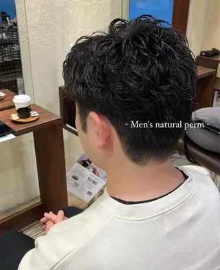 パーマ メンズ ユウナ /難波/ 推し活美容師のヘアスタイル
