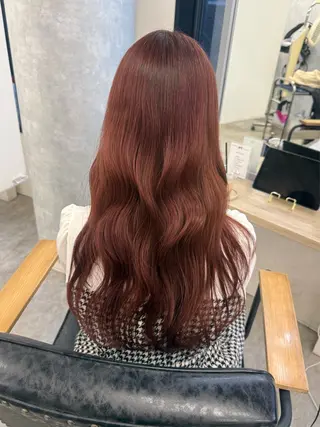ロング カラー ヘアアレンジ Himawari♡ 柔らかいカラーのヘアスタイル