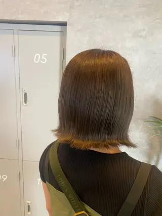 ミディアム カラー 一ノ谷 優妃のヘアスタイル