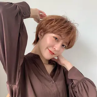 ショート エクリ麻布十番店所属・髪質改善/ 縮毛矯正/相原聡のヘアスタイル