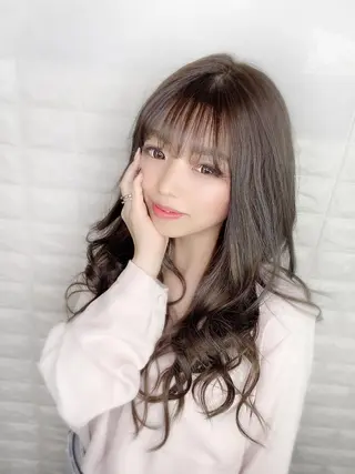 ロング カラー ヘアアレンジ Shelltie Fiel (シェルティフィエル)所属・次世代シールエクステ 錦糸町 小泉 朋之のヘアスタイル