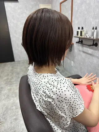 ショート C’LD hair  produce /シールドヘア所属・モテ髪/ボブ/ショー ト/アダチフウトのヘアスタイル