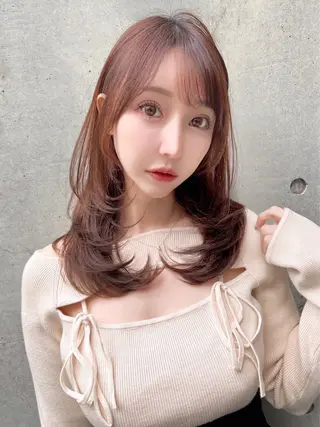 ロング 韓国ヘア特化型美容師 カワノマイ🇰🇷のヘアスタイル