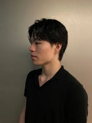 ショート パーマ メンズ 吉田一輝 外国人パーマのヘアスタイル