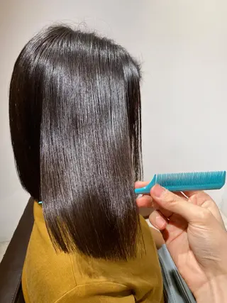 ミディアム ROOM所属・髪質改善・縮毛矯正/ 下村陽平のヘアスタイル